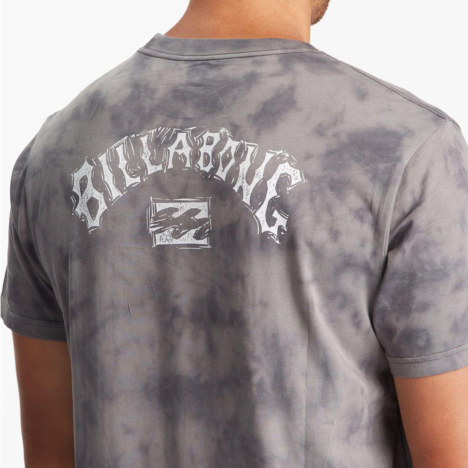 Polera M/C Hombre Arch Tie Dye Negro-3