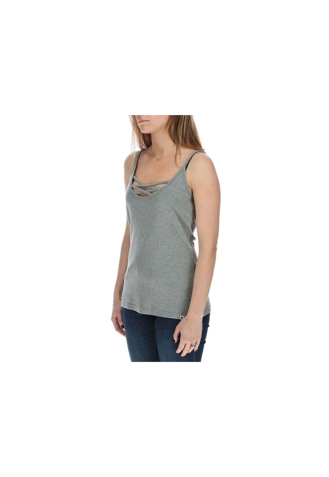 Polera S/M  Mujer Sunset Gris-1