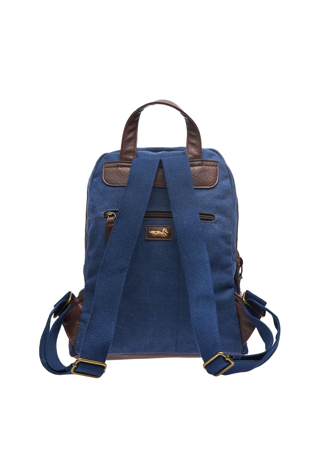 Mochila Mujer Praga Back Azul-2