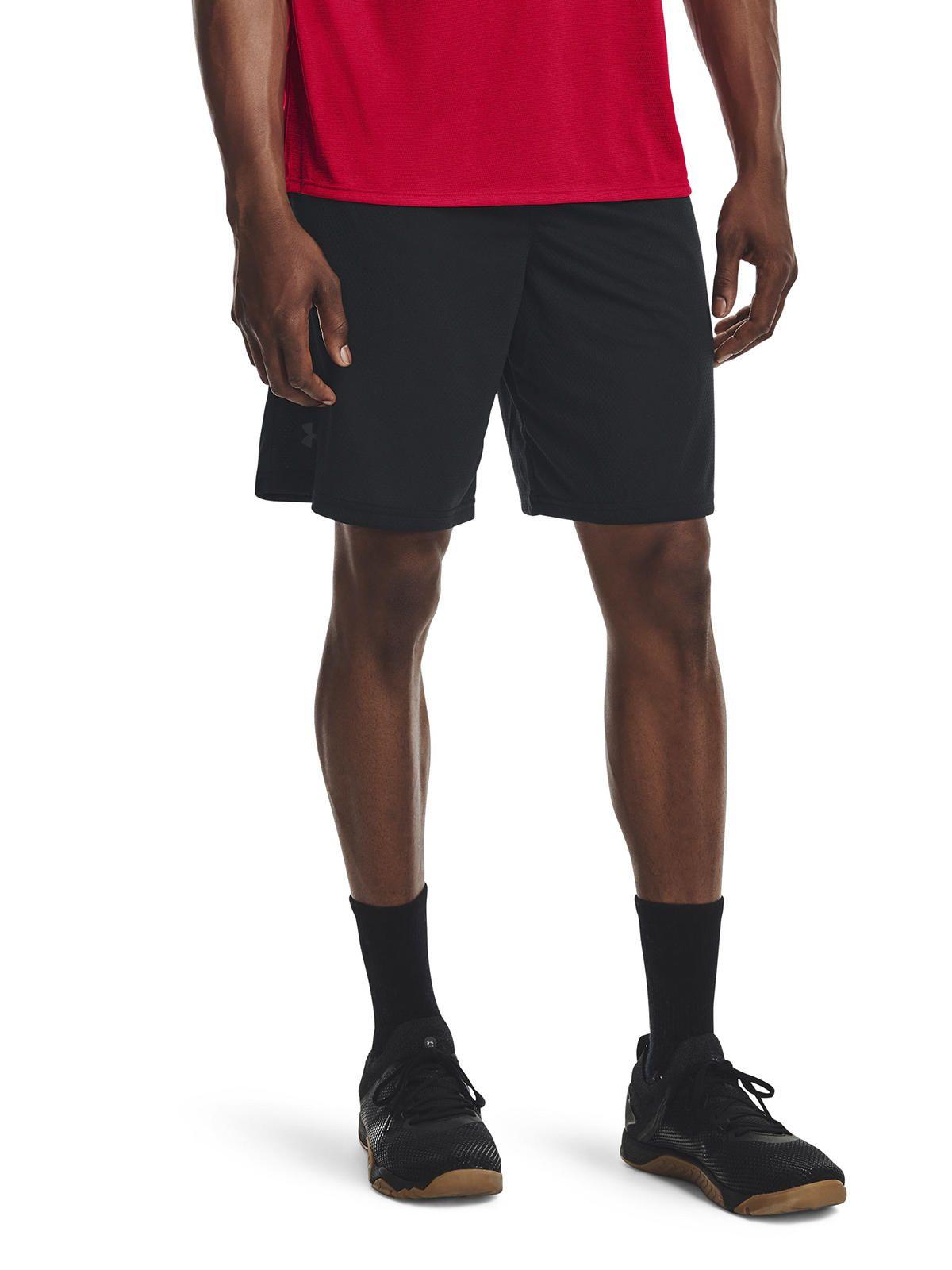 Shorts de malla UA Tech para hombre Negro-3