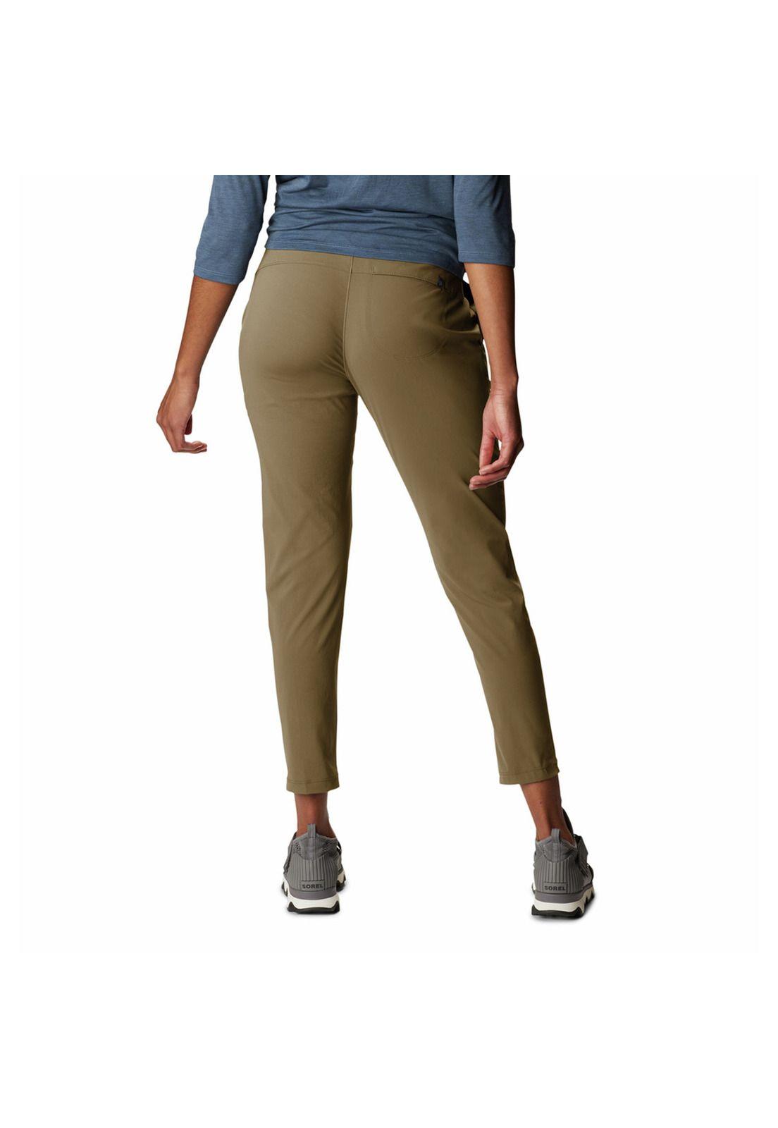 Pantalon Mujer Dynama Ankle Café-2