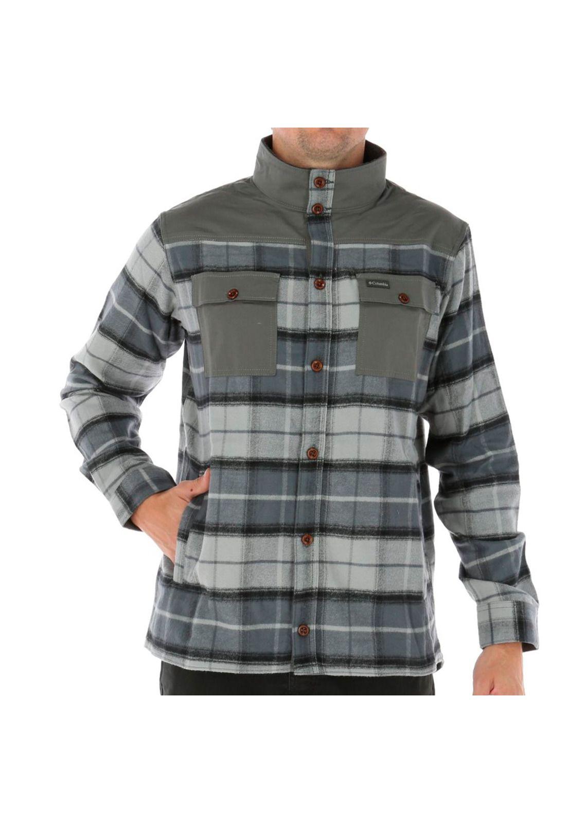 Camisa M/L Deschutes River Shirt Gris-0