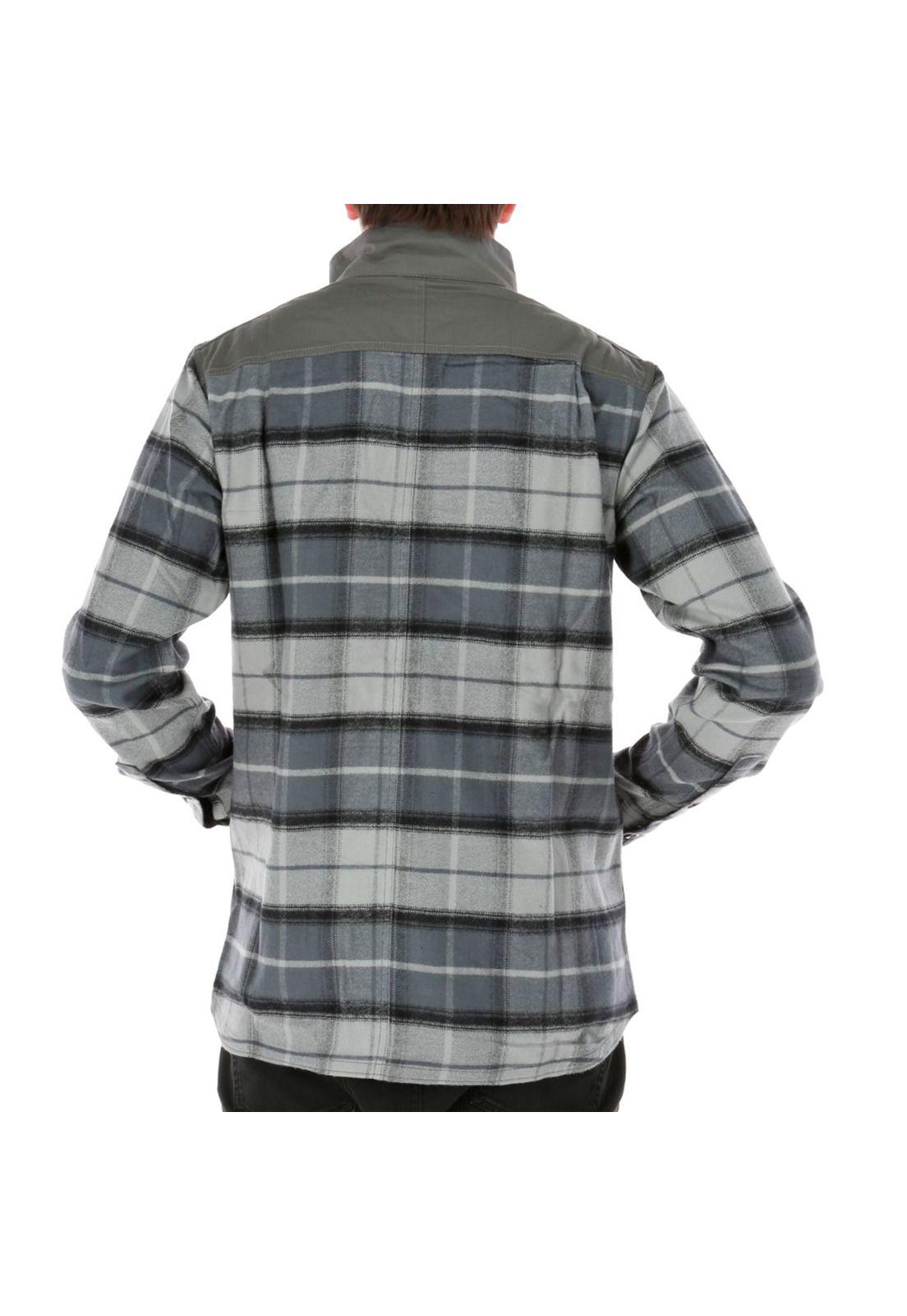 Camisa M/L Deschutes River Shirt Gris-2