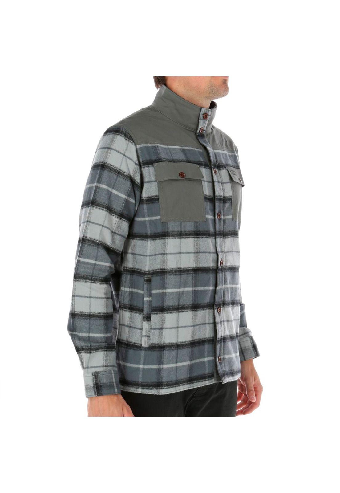 Camisa M/L Deschutes River Shirt Gris-3