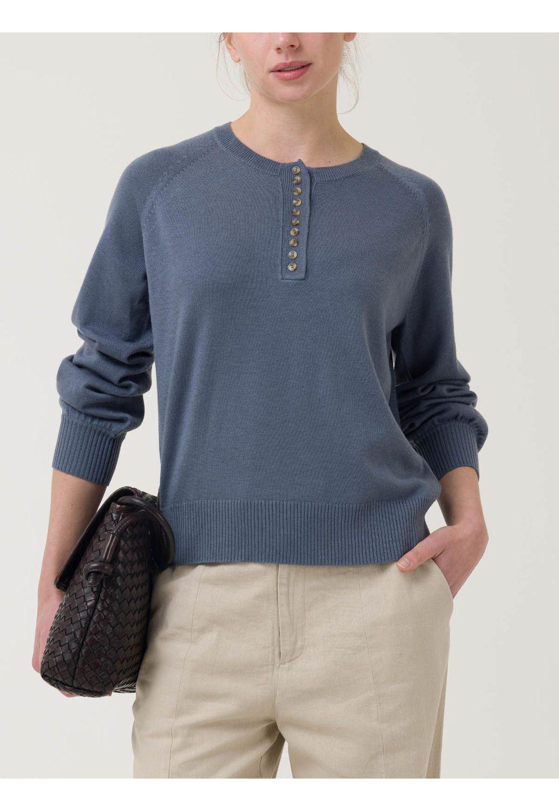 Sweater Mujer Omaha Gris -4