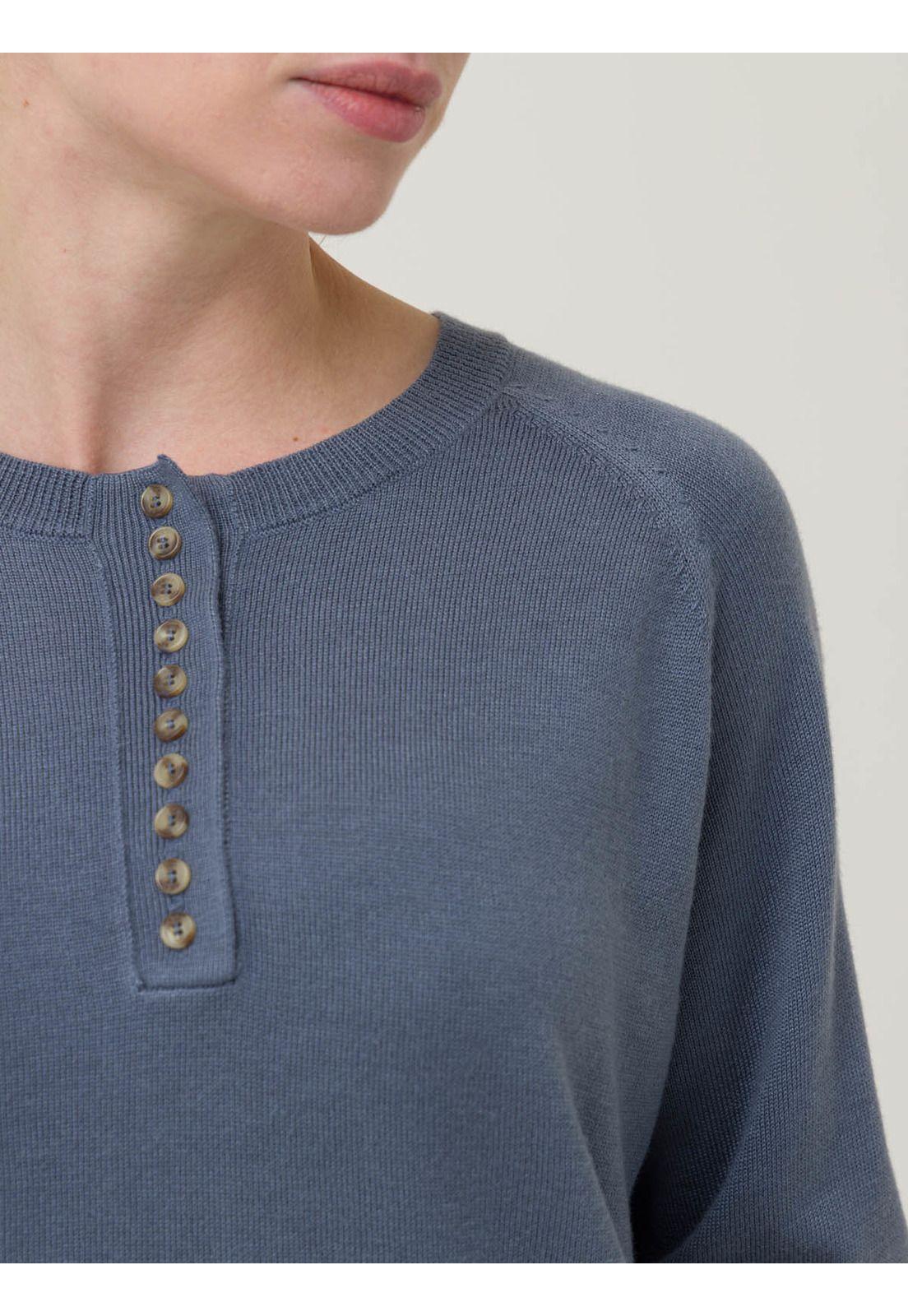 Sweater Mujer Omaha Gris -6
