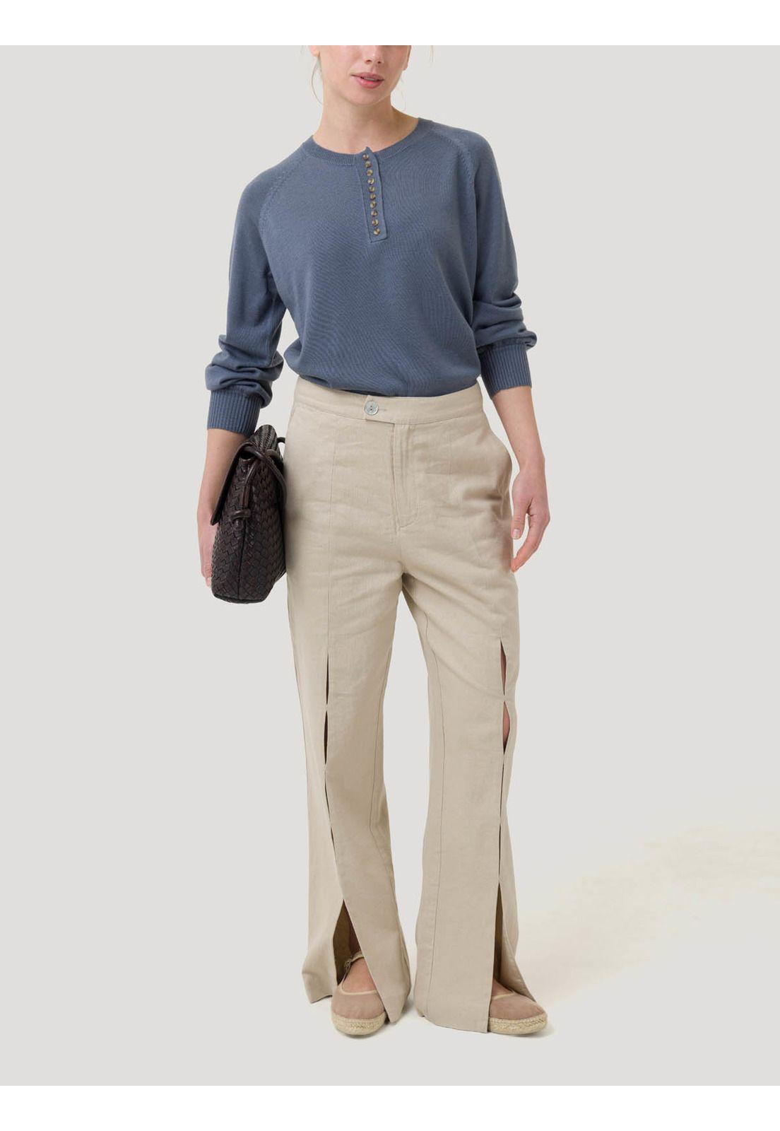Sweater Mujer Omaha Gris -7