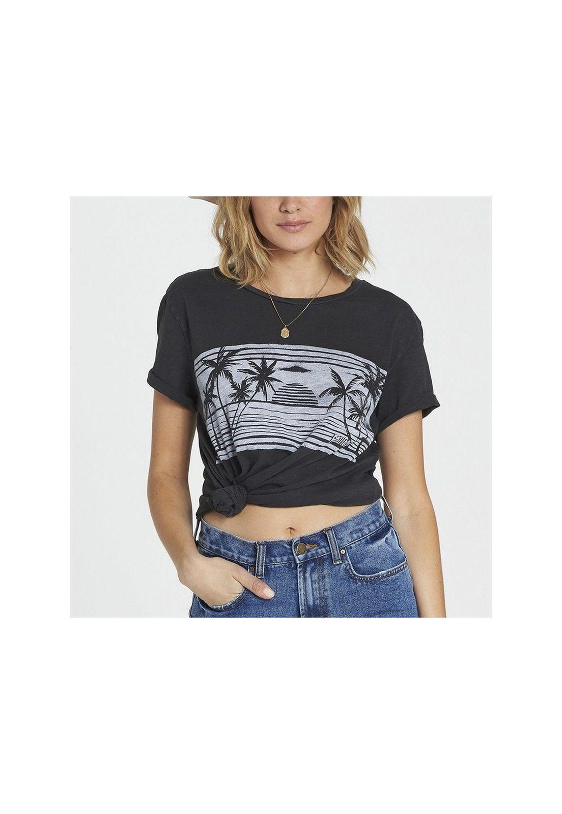 Polera Manga Corta Watercolor Ocean Off Black-0
