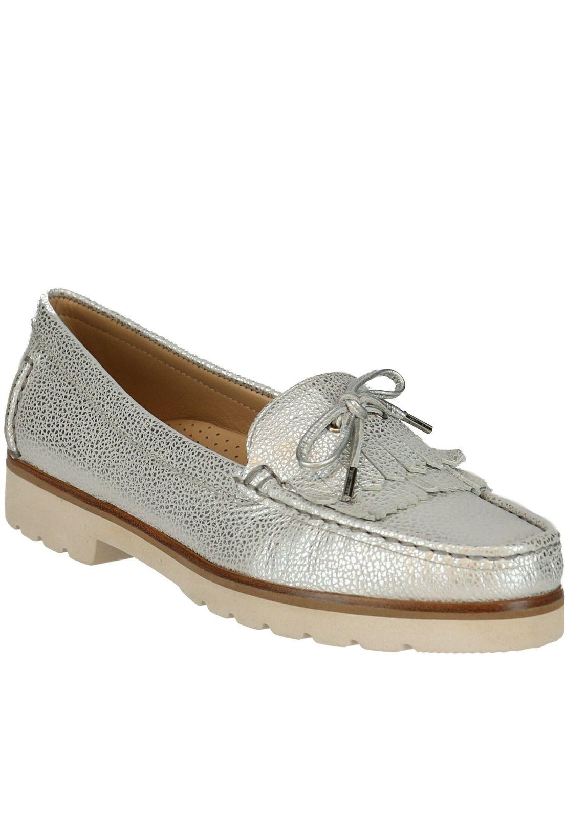 Zapato Cuero Callian Plateado-1