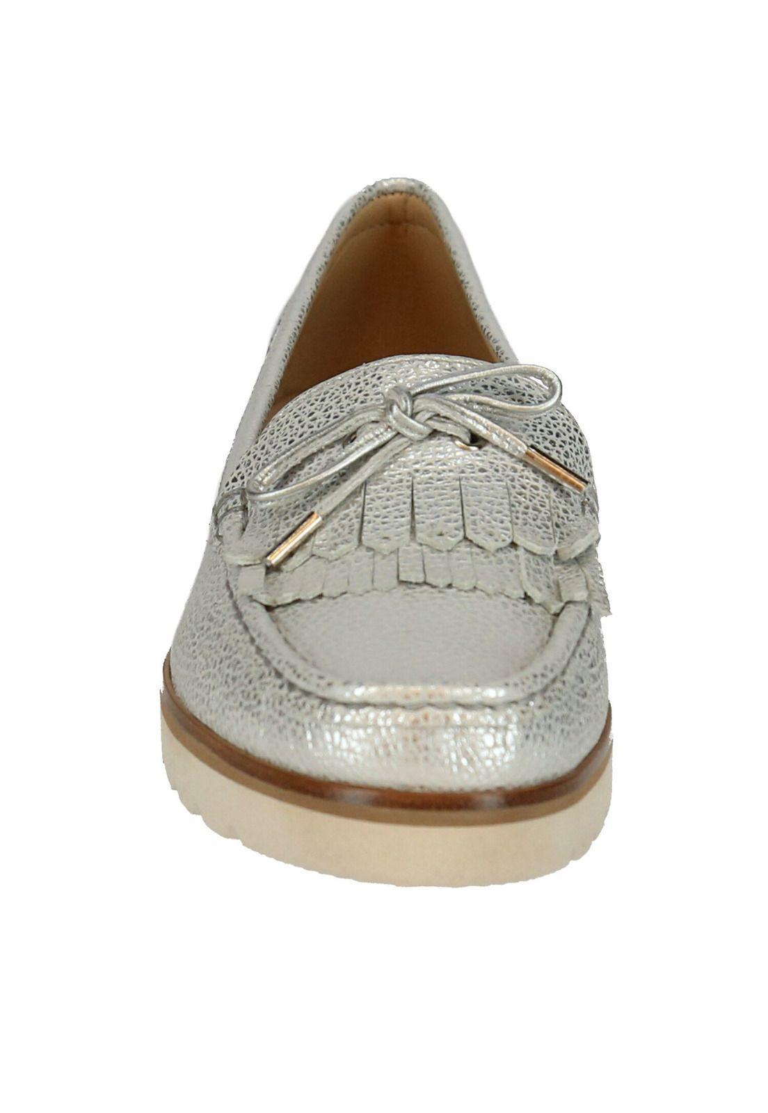 Zapato Cuero Callian Plateado-2