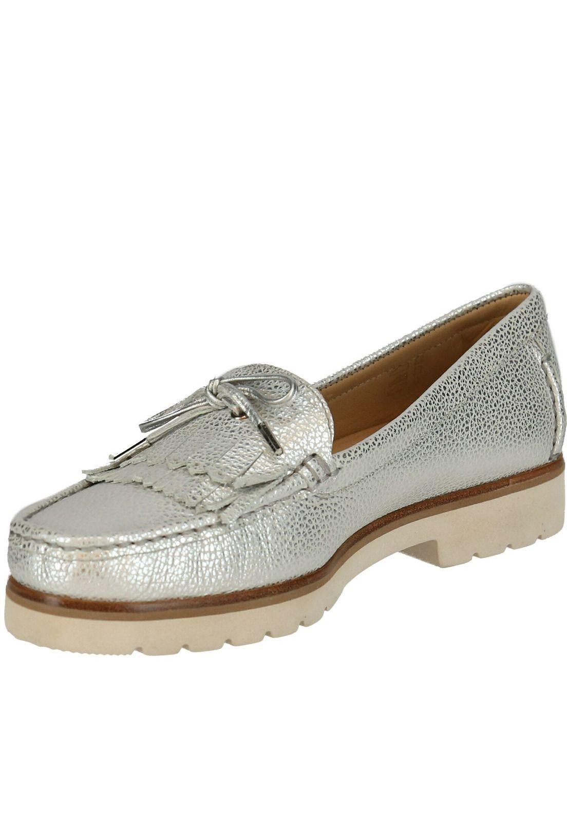 Zapato Cuero Callian Plateado-3