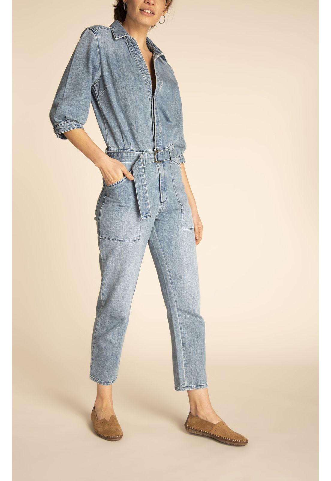 Enterito Algodón Mujer Melissa Denim-5
