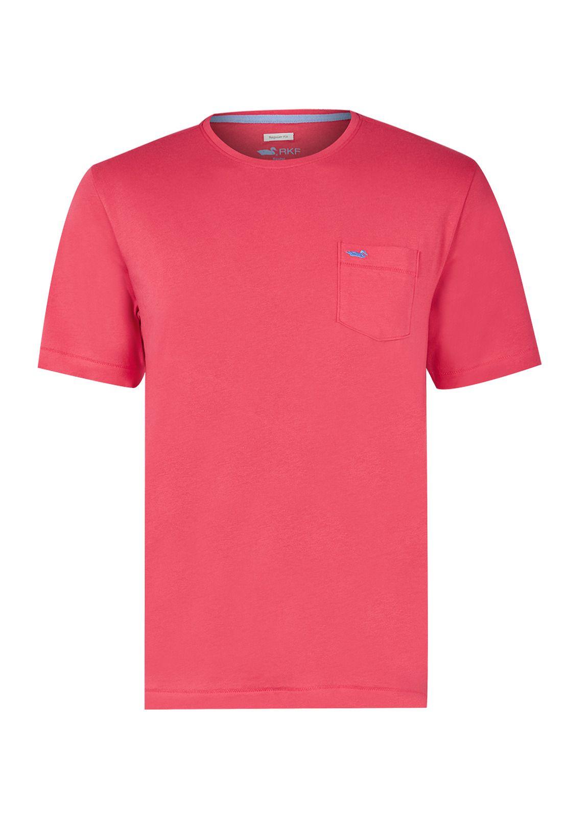 Polera Algodón Orgánico Rosado Basic Hombre -0