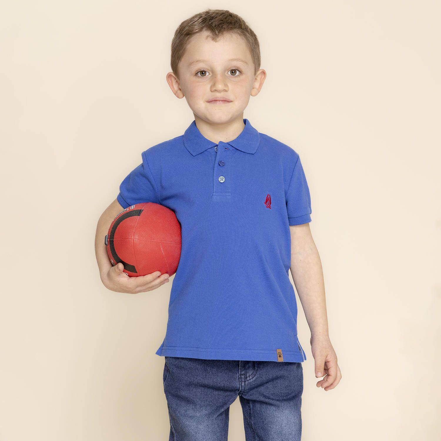 Polera Niño Springboxs (4-16) Azul-4