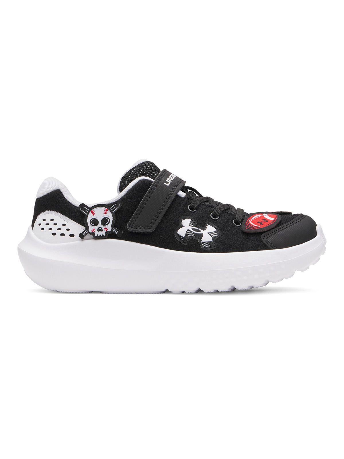 Zapatilla UA Surge 4 Ac Patches Negro Niño-0
