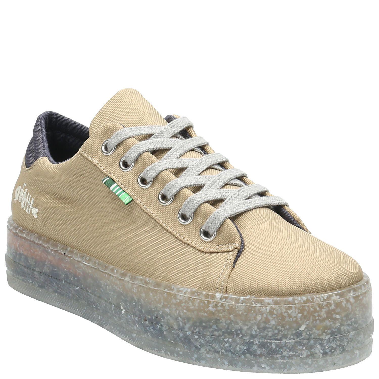 Zapatilla Mujer Fiji Café Claro-1