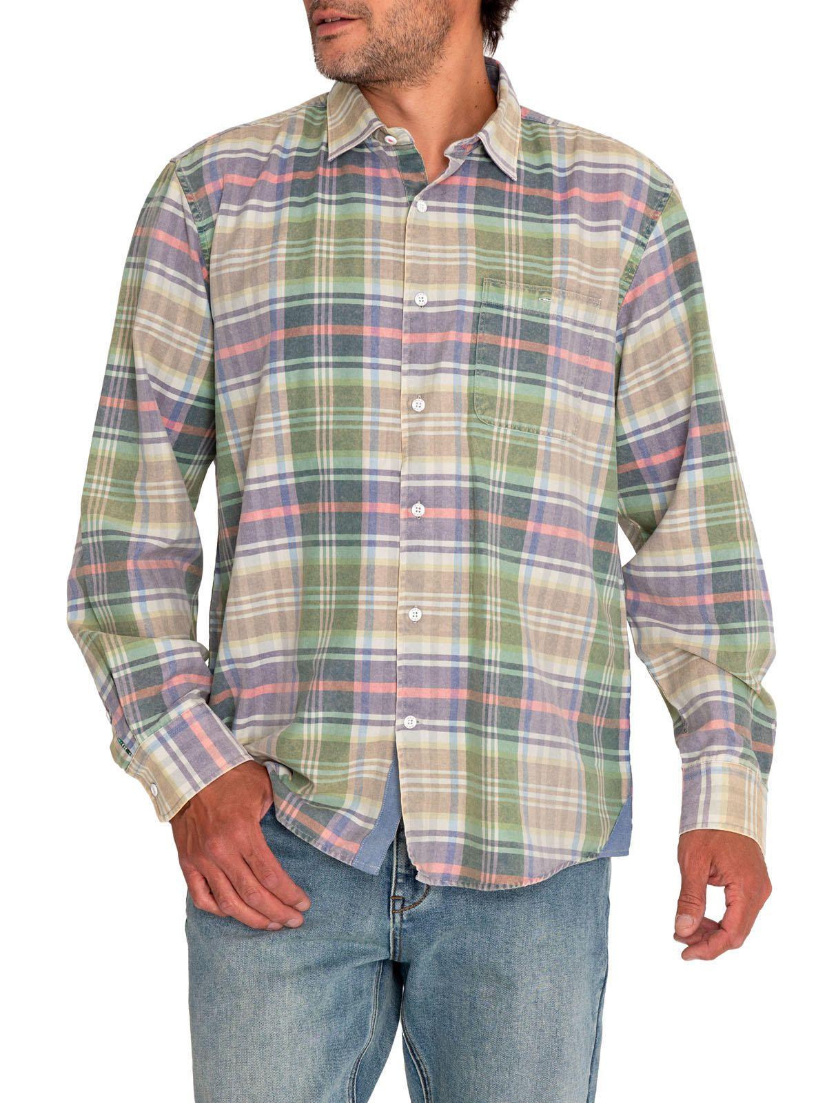 Camisa Algodón Orgánico Hombre Arbed Verde-4