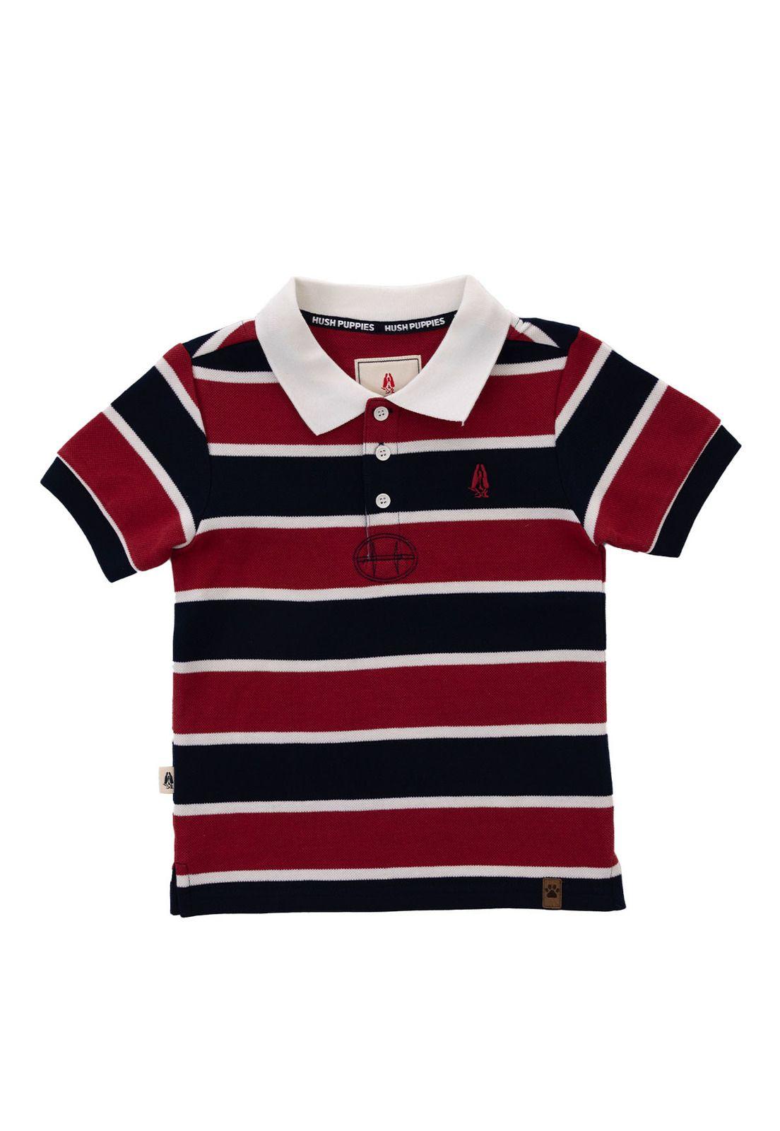 Polera Niño Pique Rojo-0