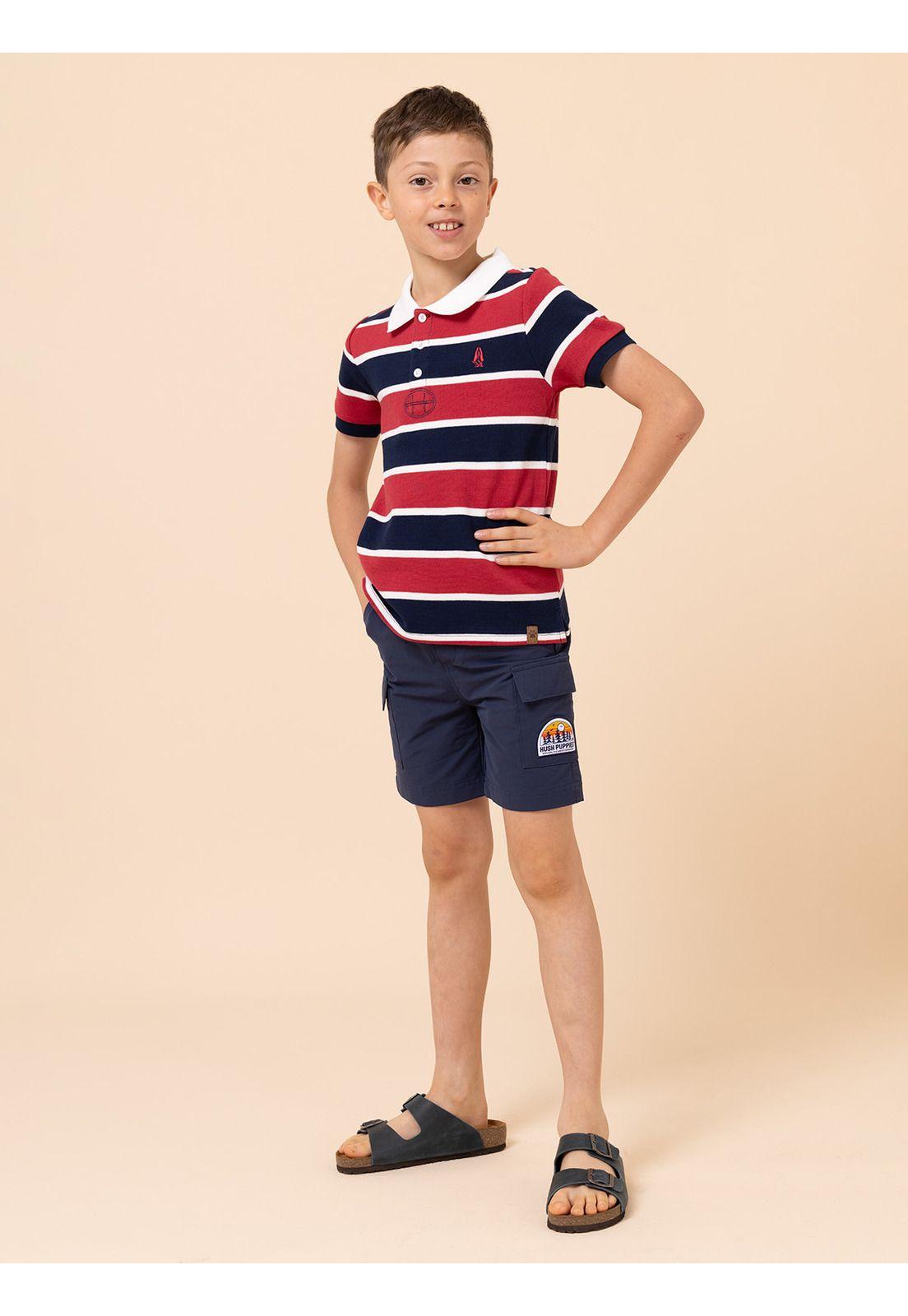 Polera Niño Pique Rojo-1
