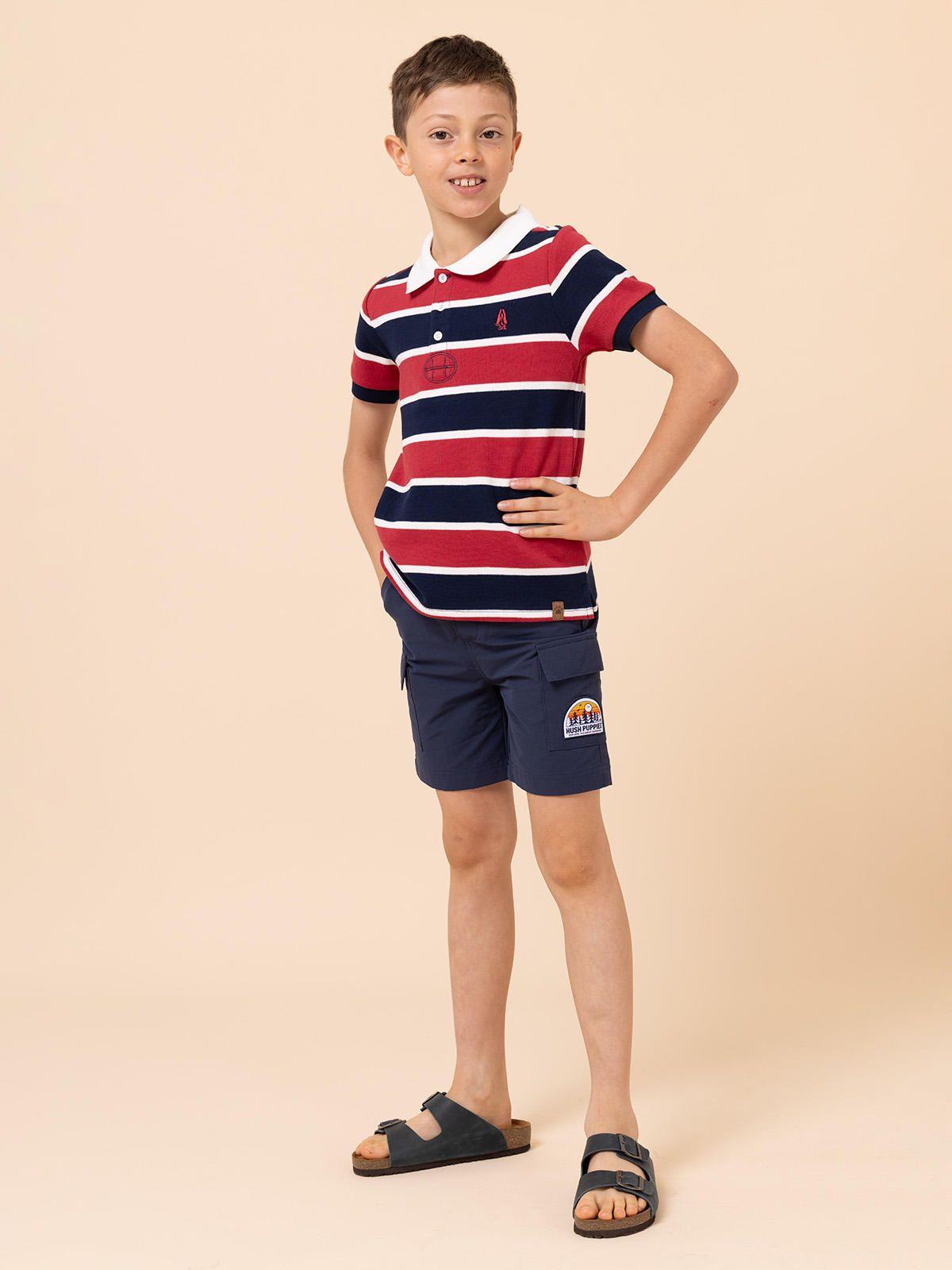 Polera Niño Pique Rojo-1