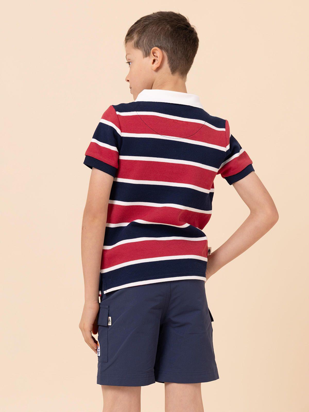 Polera Niño Pique Rojo-4