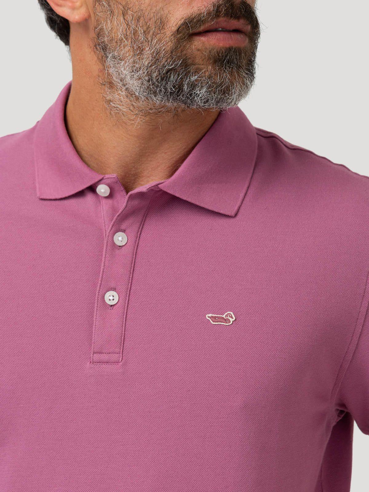 Polera Algodón Hombre Treviso Rosado-6