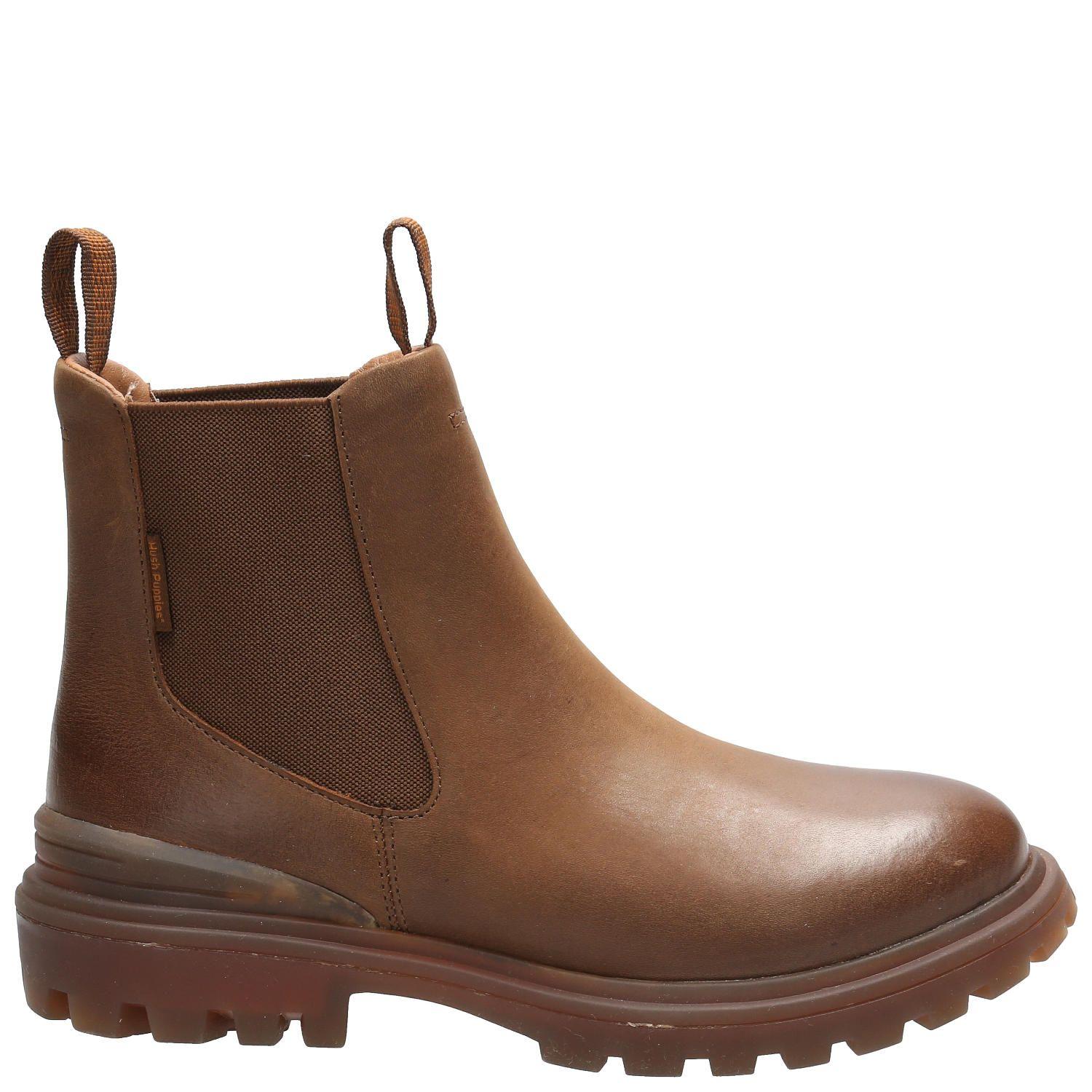 Botin Cuero Mujer One And Only Café-1