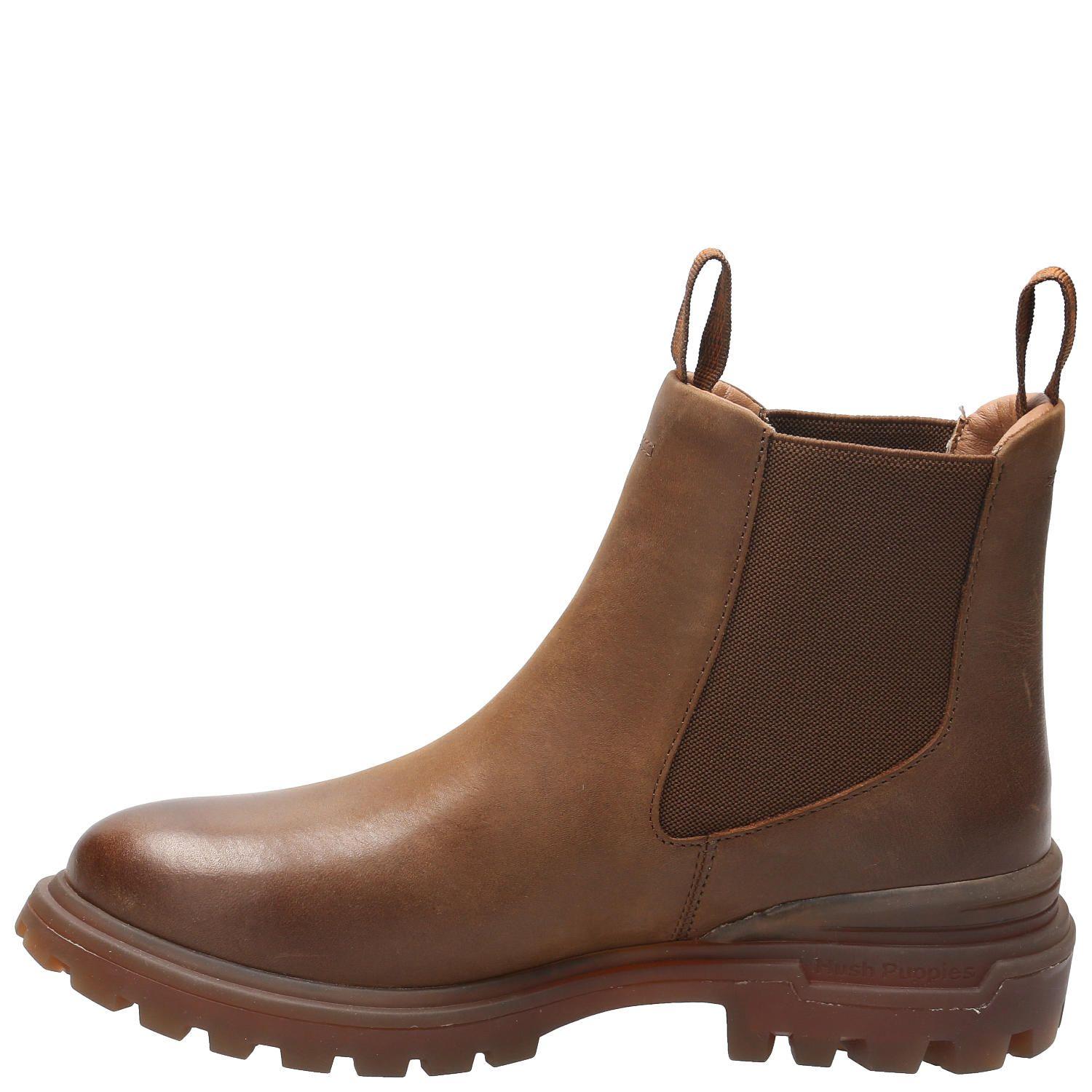 Botin Cuero Mujer One And Only Café-5