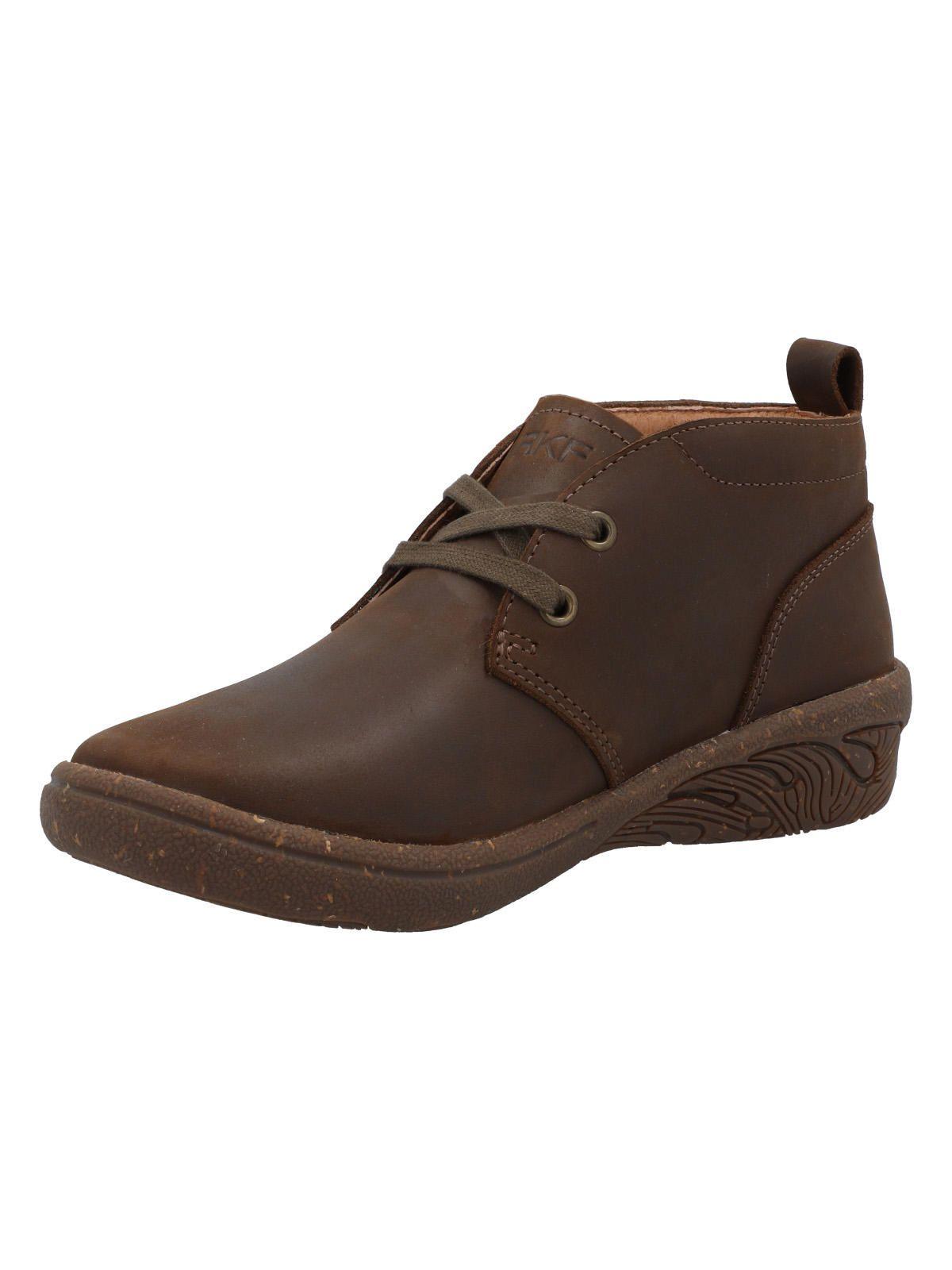 Botín Cuero Mujer Nilda Café-4