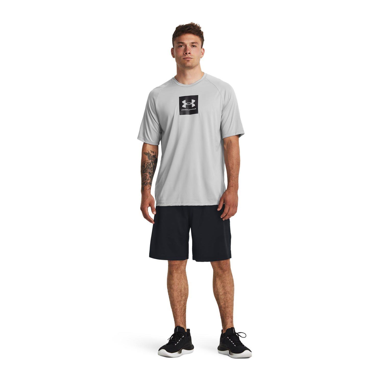 Polera manga corta UA Tech hombre Gris-5