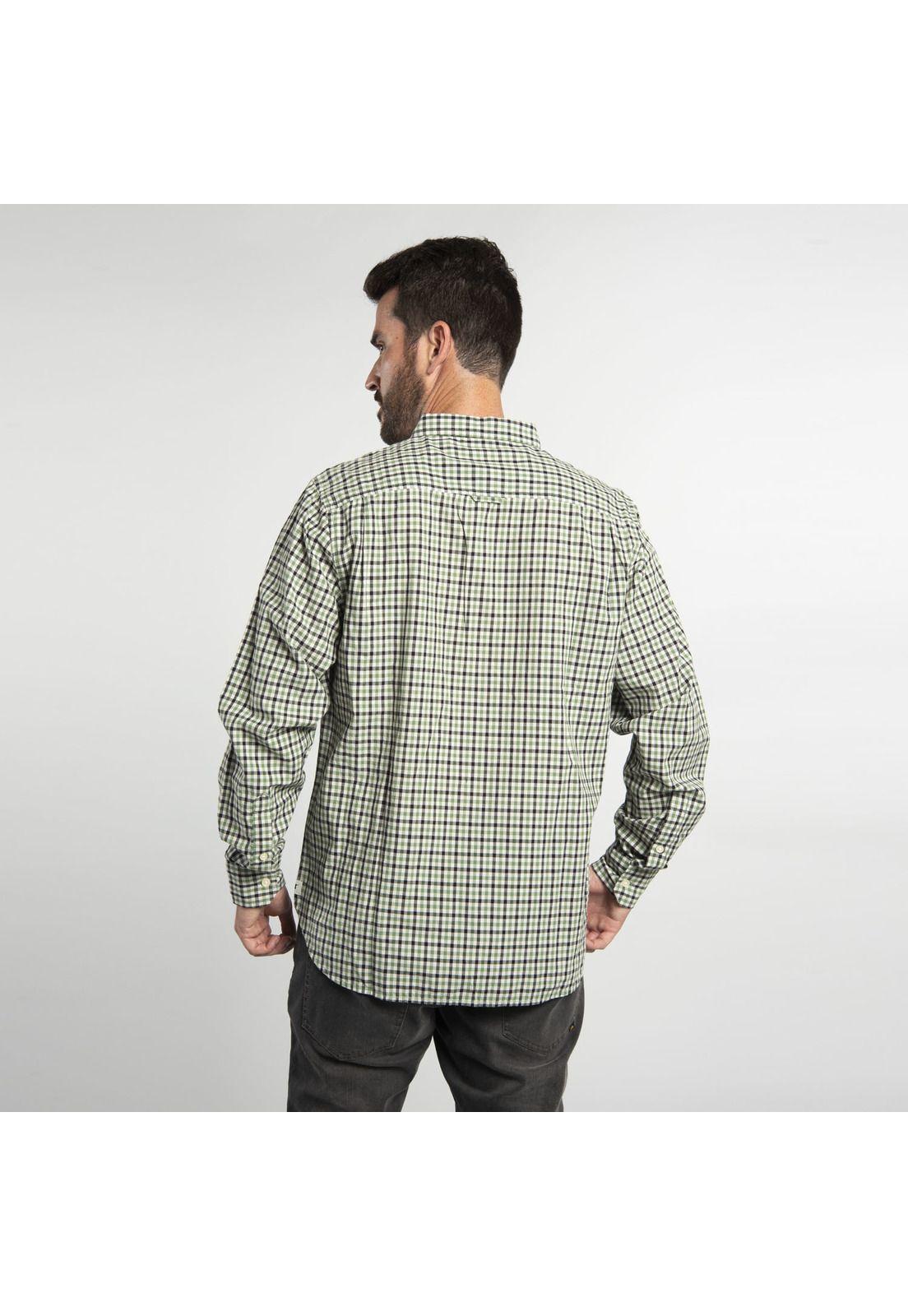 Camisa Hombre Fdtn Light Btn Colla Verde-2
