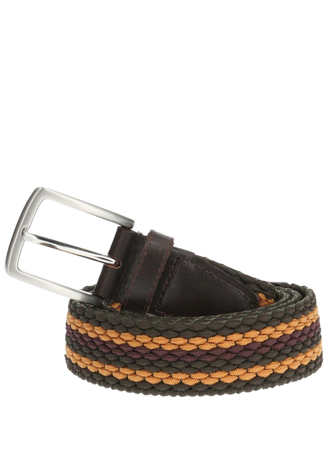 Cinturón Elásticado Hombre Rf Tornata Verde-0