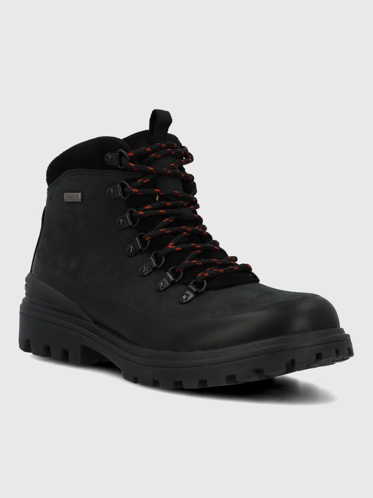 Botin Cuero Mujer Wanted Negro-0