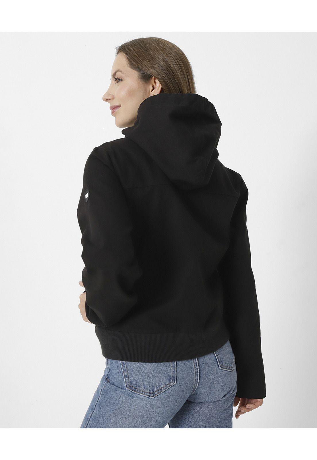 Chaqueta Uninsulated Hooded W Negro Mujer-1