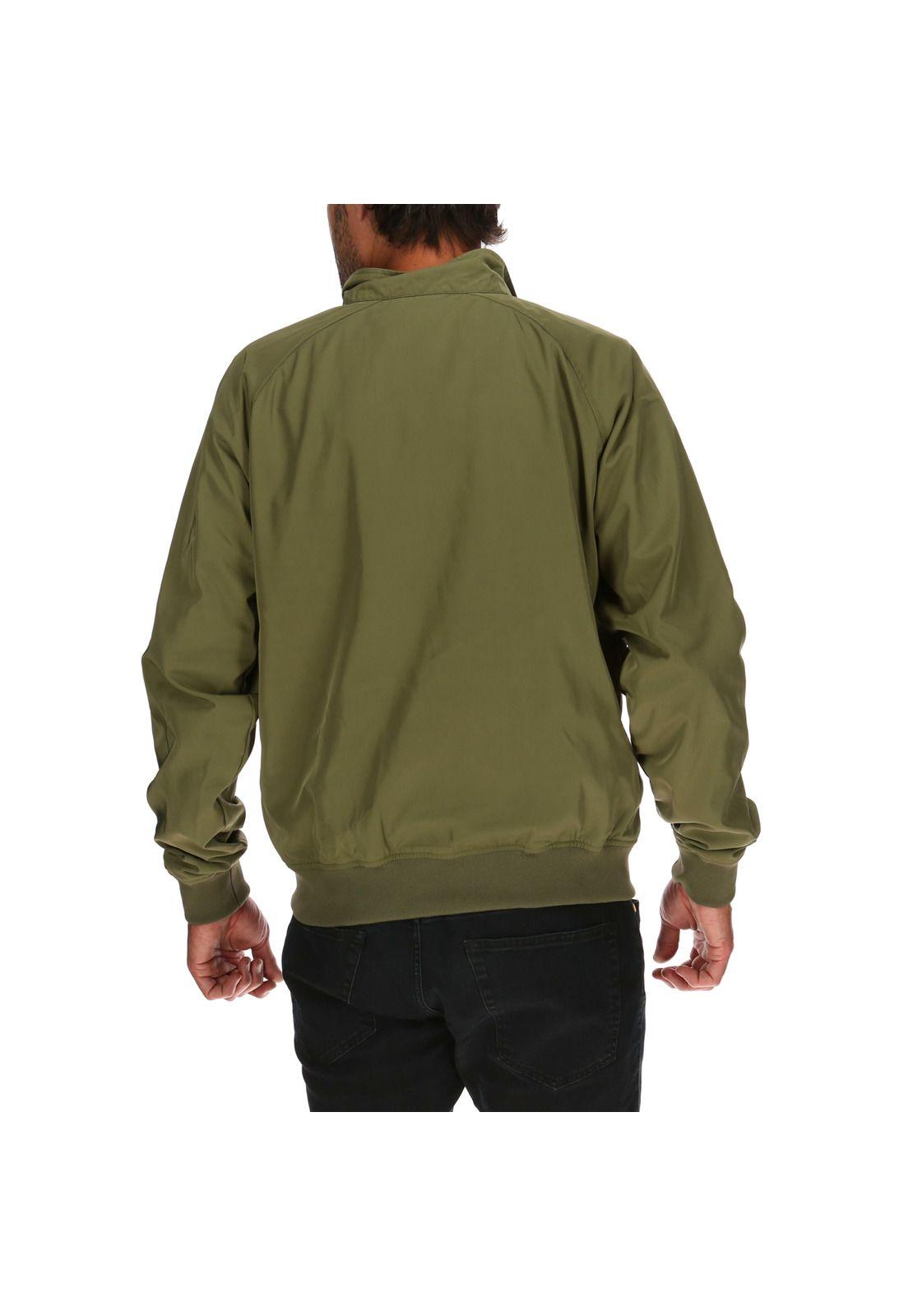 Chaqueta Hombre College Bomber Verde-2