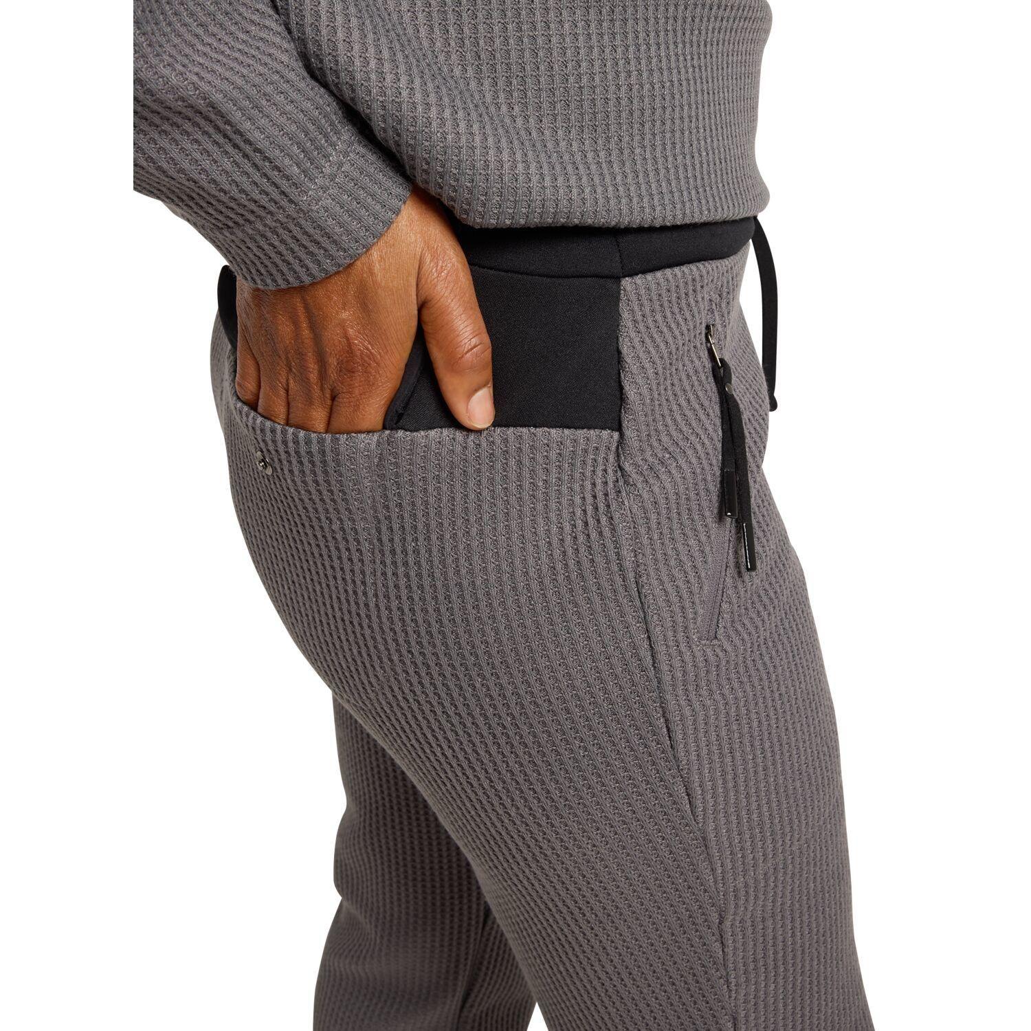 Pantalón Buzo Mujer Amora Waffles Gris-3