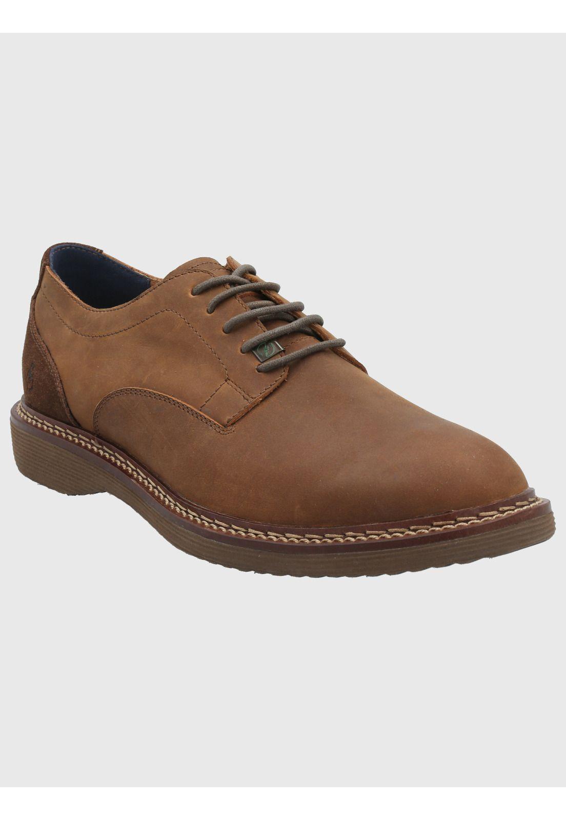 Zapato Cuero Hombre Mambo Café-0
