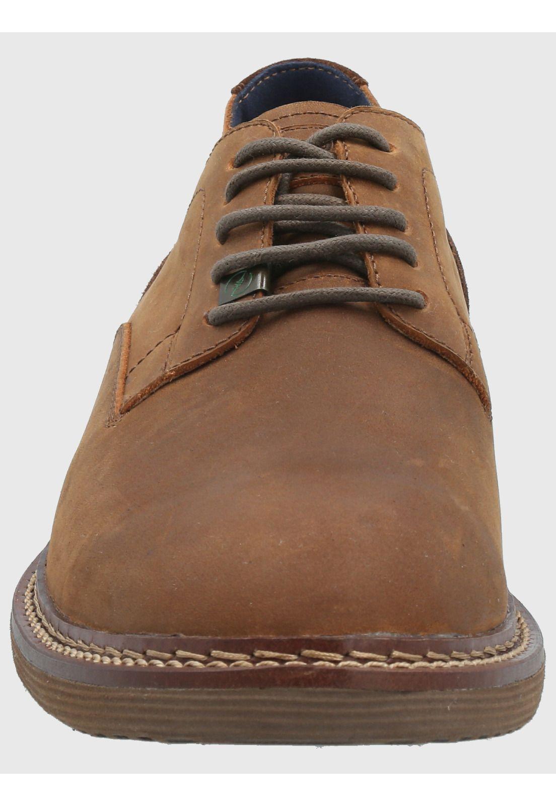 Zapato Cuero Hombre Mambo Café-3