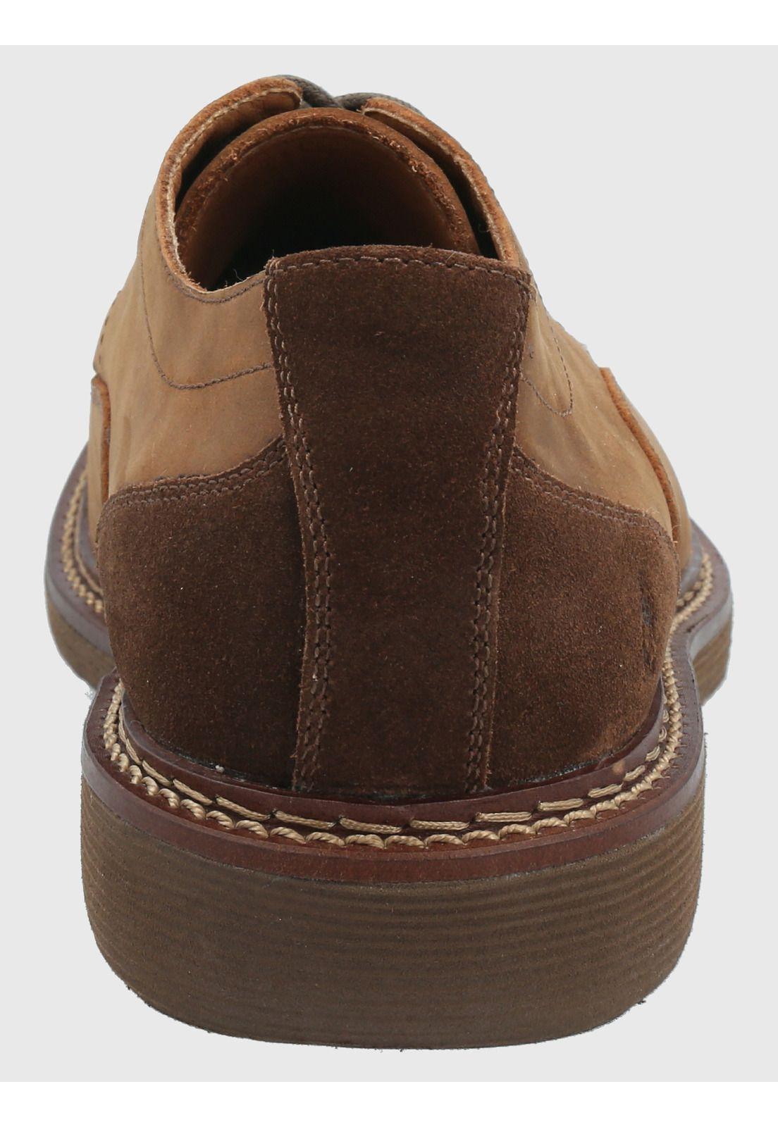 Zapato Cuero Hombre Mambo Café-6