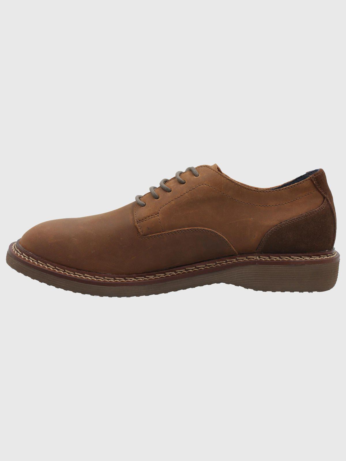 Zapato Cuero Hombre Mambo Café-5