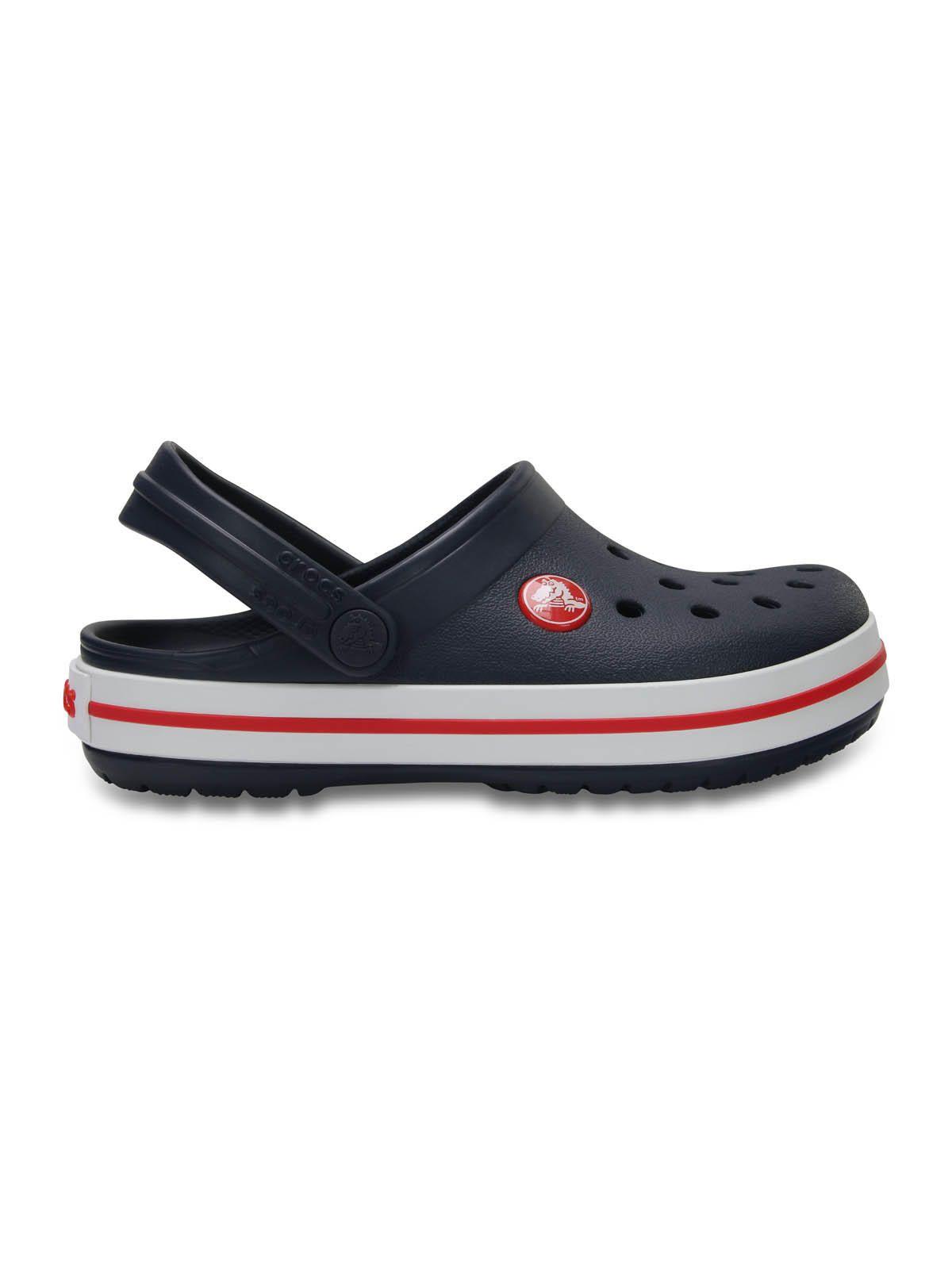 Zueco Niños Pequeños Crocband Clog Azul-0