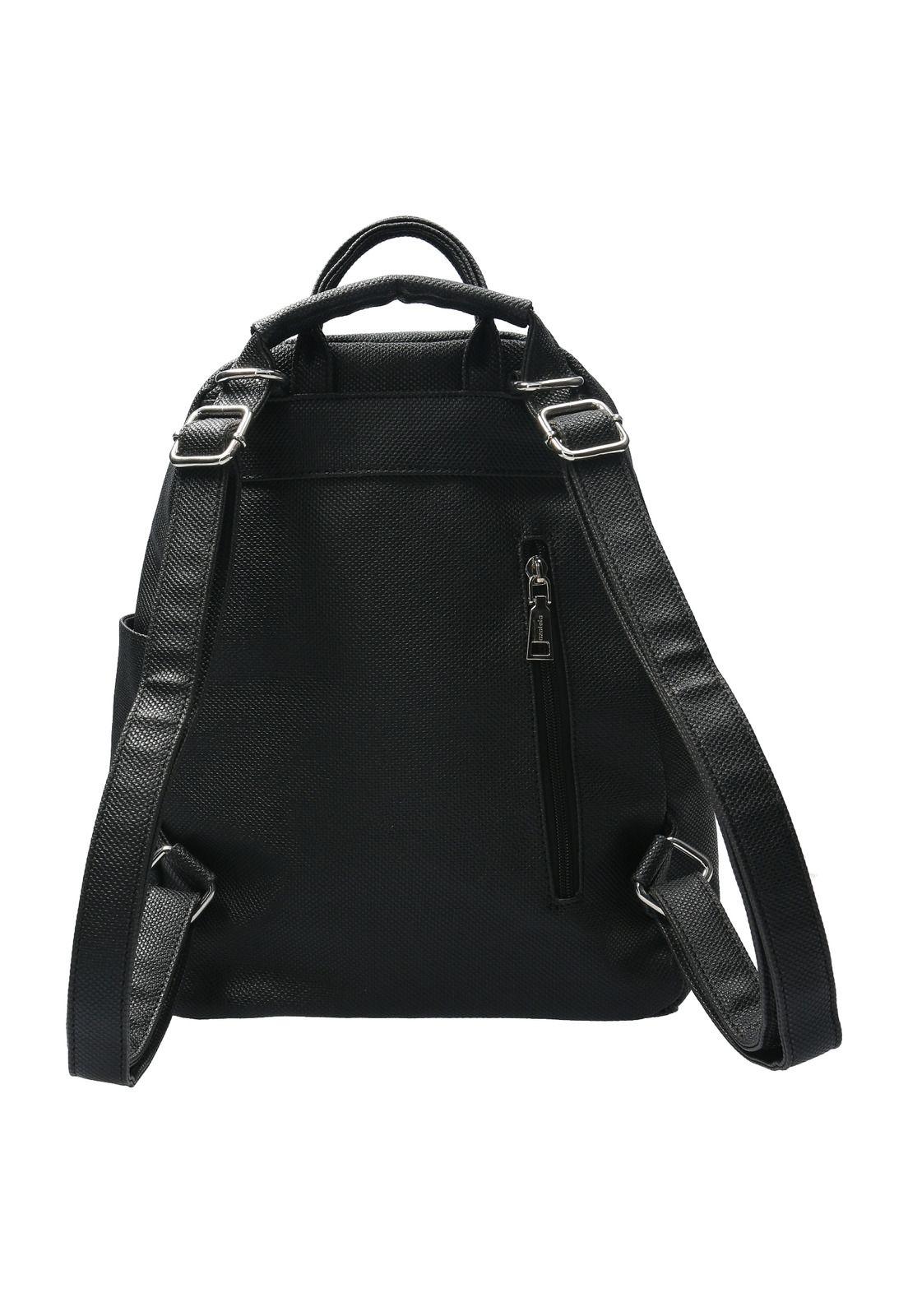 Mochila Convertible Mujer Pow Backbag Negro-2