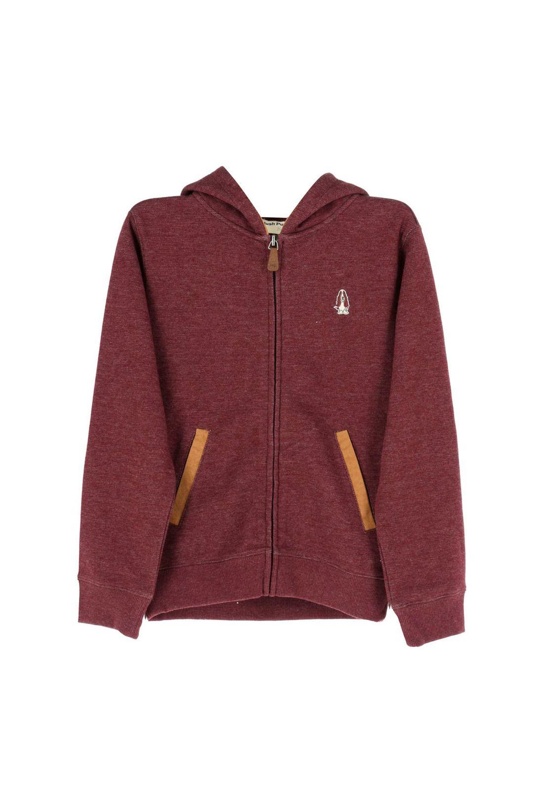 Poleron Algodon/Poliester Nogal Fig-0