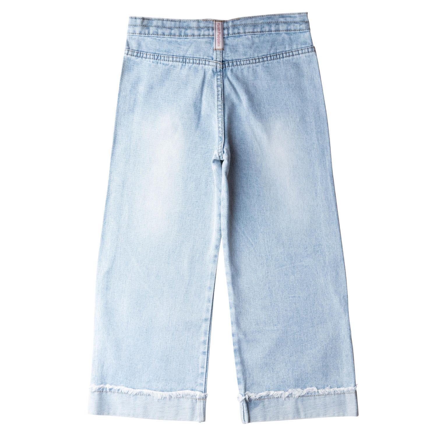 Jeans Popcorn Niña Algodón Denim-1