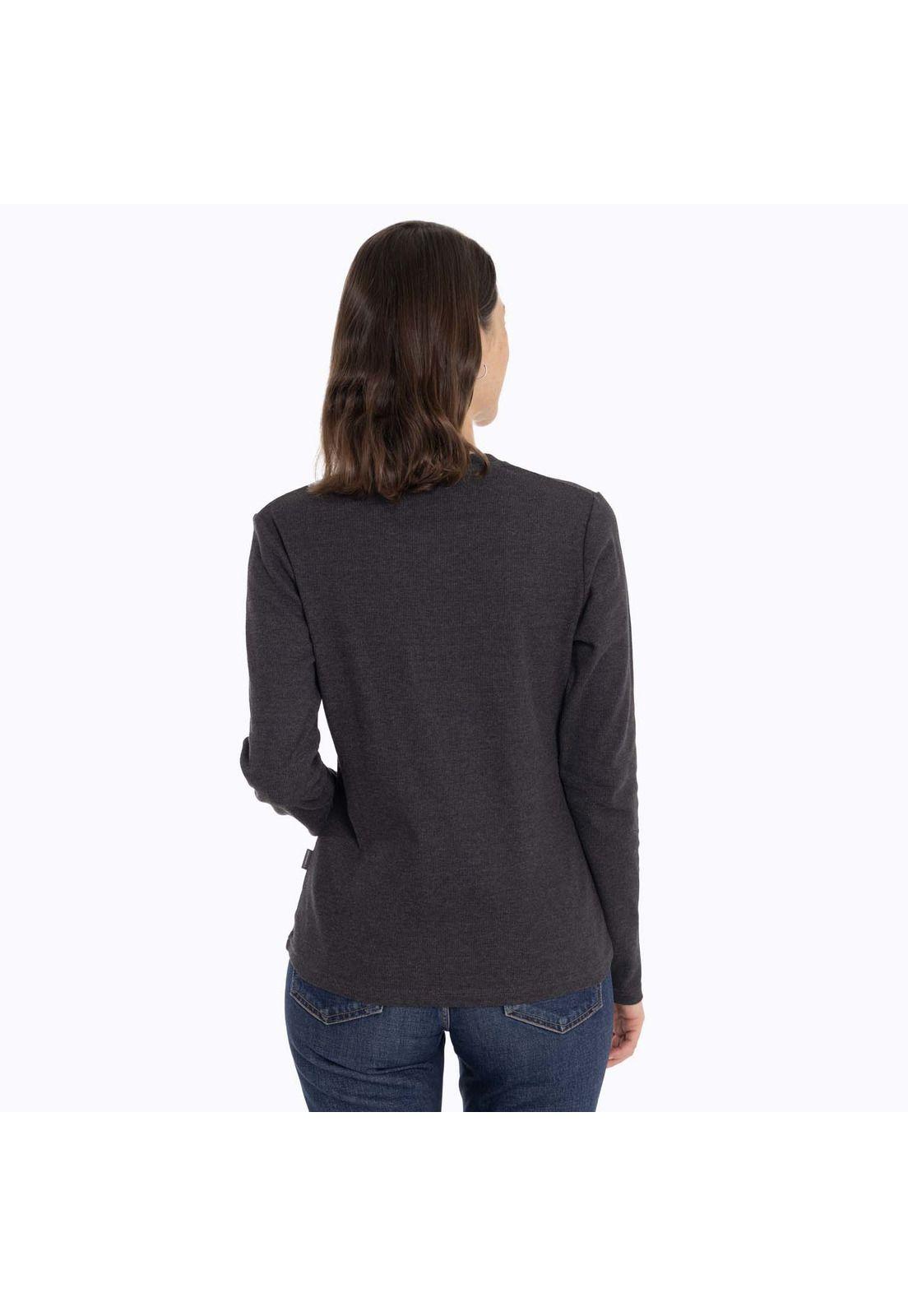 Polera Mujer Owyhee Gris oscuro Merrell-1