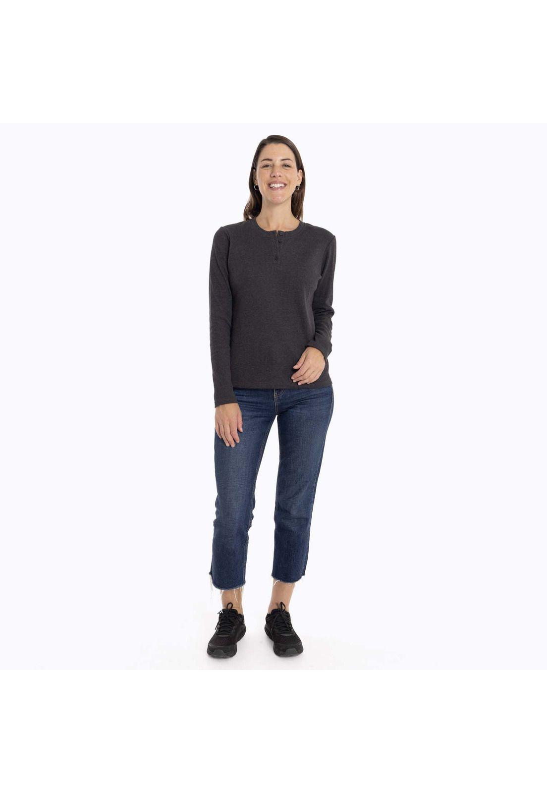 Polera Mujer Owyhee Gris oscuro Merrell-4