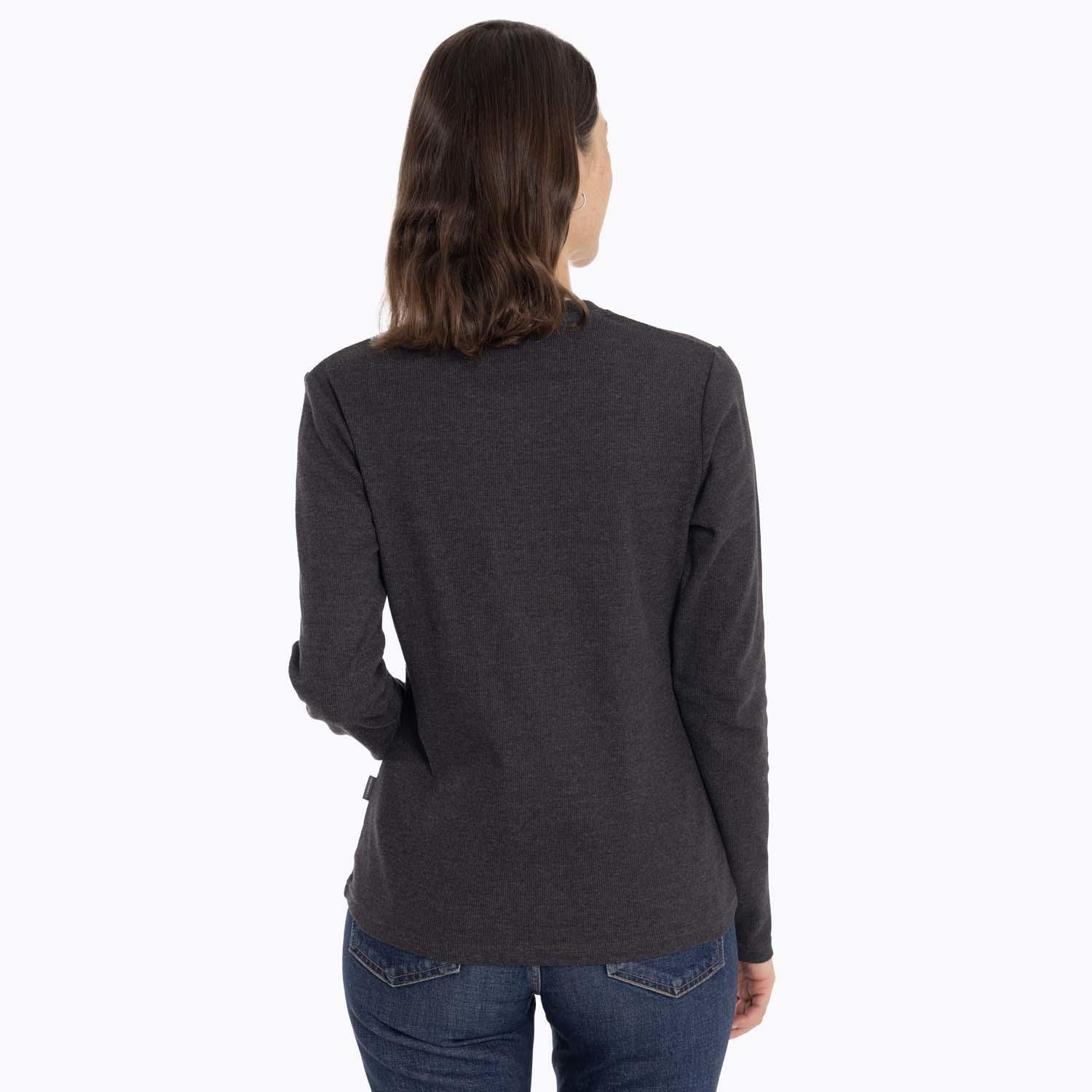 Polera Mujer Owyhee Gris oscuro Merrell-1
