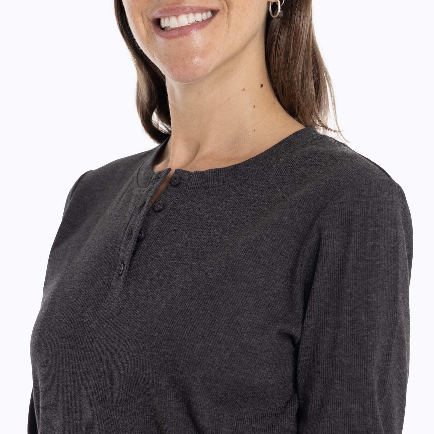 Polera Mujer Owyhee Gris oscuro Merrell-3