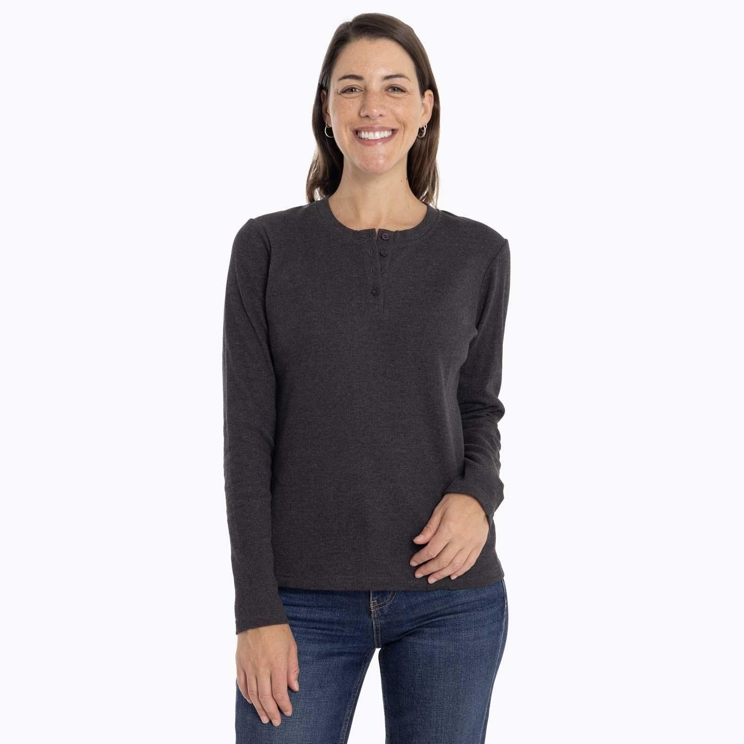 Polera Mujer Owyhee Gris oscuro Merrell-0