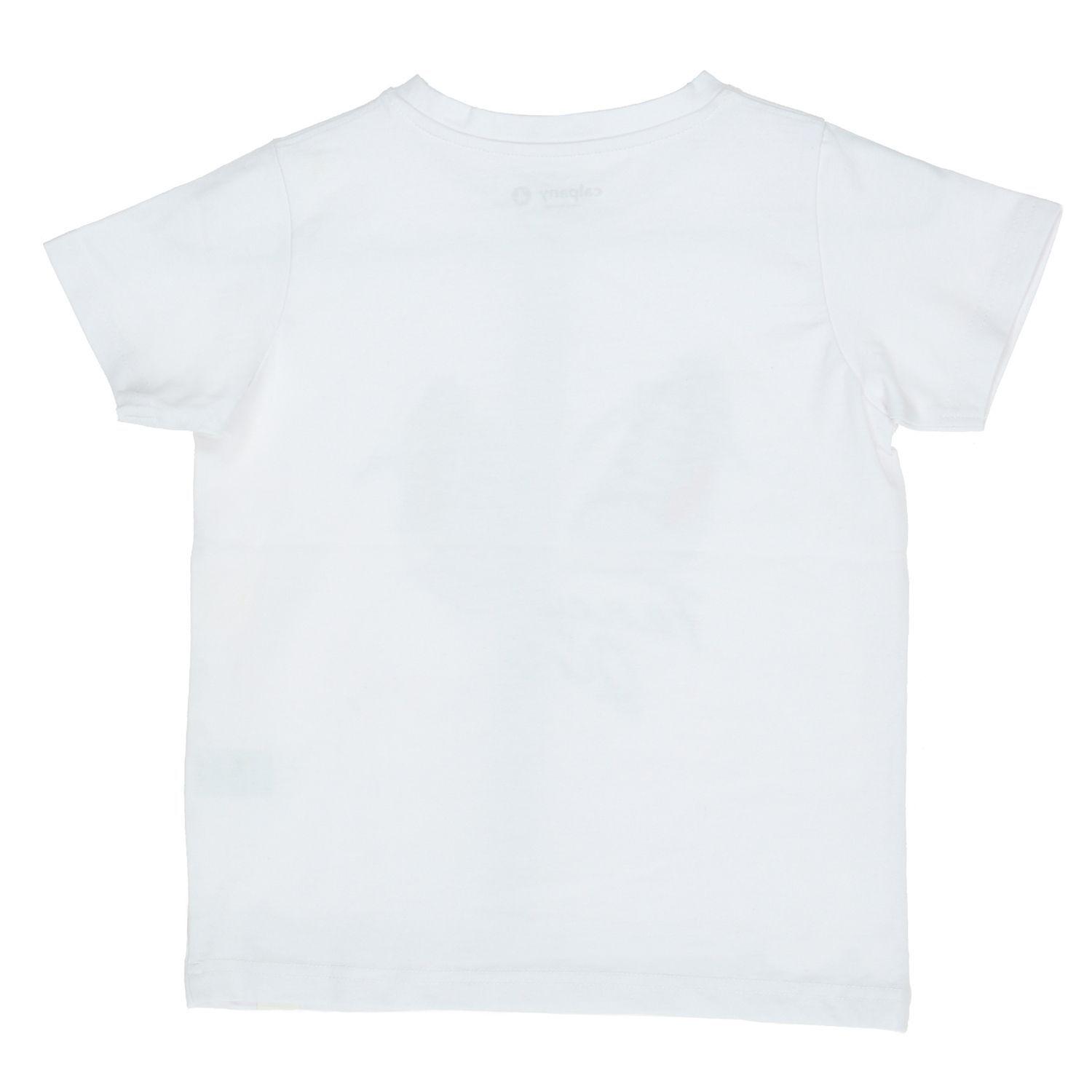 Polera M/C Niña Sneakers Blanco-1